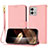 Custodia Portafoglio In Pelle Cover con Supporto Y09X per Motorola Moto G Stylus (2023) 5G Oro Rosa