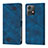 Custodia Portafoglio In Pelle Cover con Supporto YB1 per Motorola Moto G84 5G Blu