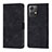 Custodia Portafoglio In Pelle Cover con Supporto YB1 per Motorola Moto G84 5G Nero