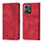 Custodia Portafoglio In Pelle Cover con Supporto YB1 per Motorola Moto G84 5G Rosso