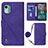 Custodia Portafoglio In Pelle Cover con Supporto YB1 per Nokia C12