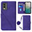 Custodia Portafoglio In Pelle Cover con Supporto YB1 per Nokia C210 Viola