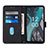 Custodia Portafoglio In Pelle Cover con Supporto YB1 per Nokia C22