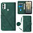 Custodia Portafoglio In Pelle Cover con Supporto YB1 per Nokia C31