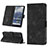 Custodia Portafoglio In Pelle Cover con Supporto YB1 per Nokia G100