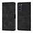 Custodia Portafoglio In Pelle Cover con Supporto YB1 per Nokia G100 Nero