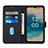 Custodia Portafoglio In Pelle Cover con Supporto YB1 per Nokia G22