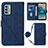 Custodia Portafoglio In Pelle Cover con Supporto YB1 per Nokia G22