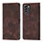 Custodia Portafoglio In Pelle Cover con Supporto YB1 per Nokia G60 5G Marrone