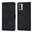 Custodia Portafoglio In Pelle Cover con Supporto YB1 per Oppo A57 5G Nero