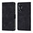 Custodia Portafoglio In Pelle Cover con Supporto YB1 per Oppo A58 5G Nero