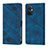 Custodia Portafoglio In Pelle Cover con Supporto YB1 per Oppo A96 5G Blu