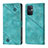 Custodia Portafoglio In Pelle Cover con Supporto YB1 per Oppo A96 5G Verde