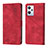 Custodia Portafoglio In Pelle Cover con Supporto YB1 per Oppo K10X 5G Rosso