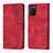 Custodia Portafoglio In Pelle Cover con Supporto YB1 per Samsung Galaxy A02s Rosso