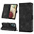 Custodia Portafoglio In Pelle Cover con Supporto YB1 per Samsung Galaxy A12 Nacho