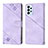 Custodia Portafoglio In Pelle Cover con Supporto YB1 per Samsung Galaxy A52 4G Viola