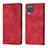 Custodia Portafoglio In Pelle Cover con Supporto YB1 per Samsung Galaxy M12 Rosso