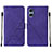 Custodia Portafoglio In Pelle Cover con Supporto YB1 per Sony Xperia 5 V