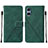 Custodia Portafoglio In Pelle Cover con Supporto YB1 per Sony Xperia 5 V