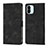 Custodia Portafoglio In Pelle Cover con Supporto YB1 per Xiaomi Poco C50 Nero