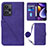 Custodia Portafoglio In Pelle Cover con Supporto YB1 per Xiaomi Poco F5 5G Viola