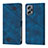 Custodia Portafoglio In Pelle Cover con Supporto YB1 per Xiaomi Poco X4 GT 5G Blu