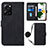 Custodia Portafoglio In Pelle Cover con Supporto YB1 per Xiaomi Redmi Note 12 Pro Speed 5G Nero