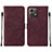 Custodia Portafoglio In Pelle Cover con Supporto YB2 per Motorola Moto G84 5G