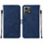 Custodia Portafoglio In Pelle Cover con Supporto YB2 per Motorola Moto G84 5G