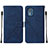 Custodia Portafoglio In Pelle Cover con Supporto YB2 per Nokia C02