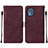 Custodia Portafoglio In Pelle Cover con Supporto YB2 per Nokia C02