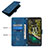 Custodia Portafoglio In Pelle Cover con Supporto YB2 per Nokia C100