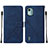 Custodia Portafoglio In Pelle Cover con Supporto YB2 per Nokia C12