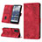 Custodia Portafoglio In Pelle Cover con Supporto YB2 per Nokia G100