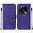 Custodia Portafoglio In Pelle Cover con Supporto YB2 per Oppo Find X6 5G Viola