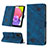 Custodia Portafoglio In Pelle Cover con Supporto YB2 per Samsung Galaxy A02s