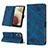 Custodia Portafoglio In Pelle Cover con Supporto YB2 per Samsung Galaxy F12