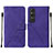 Custodia Portafoglio In Pelle Cover con Supporto YB2 per Sony Xperia 1 V