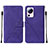 Custodia Portafoglio In Pelle Cover con Supporto YB2 per Xiaomi Civi 2 5G Viola