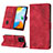 Custodia Portafoglio In Pelle Cover con Supporto YB2 per Xiaomi Redmi 10 India