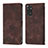 Custodia Portafoglio In Pelle Cover con Supporto YB2 per Xiaomi Redmi Note 11 4G (2022) Marrone