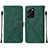 Custodia Portafoglio In Pelle Cover con Supporto YB2 per Xiaomi Redmi Note 12 Pro Speed 5G Verde