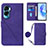 Custodia Portafoglio In Pelle Cover con Supporto YB3 per Huawei Honor 90 Lite 5G Viola