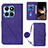 Custodia Portafoglio In Pelle Cover con Supporto YB3 per Huawei Honor X8b Viola