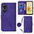 Custodia Portafoglio In Pelle Cover con Supporto YB3 per Oppo Reno8 T 4G Viola