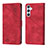 Custodia Portafoglio In Pelle Cover con Supporto YB3 per Samsung Galaxy Quantum4 5G Rosso