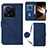 Custodia Portafoglio In Pelle Cover con Supporto YB3 per Xiaomi Mi 13T 5G Blu