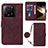 Custodia Portafoglio In Pelle Cover con Supporto YB3 per Xiaomi Mi 13T 5G Rosso