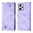 Custodia Portafoglio In Pelle Cover con Supporto YB3 per Xiaomi Redmi Note 12 Explorer Viola